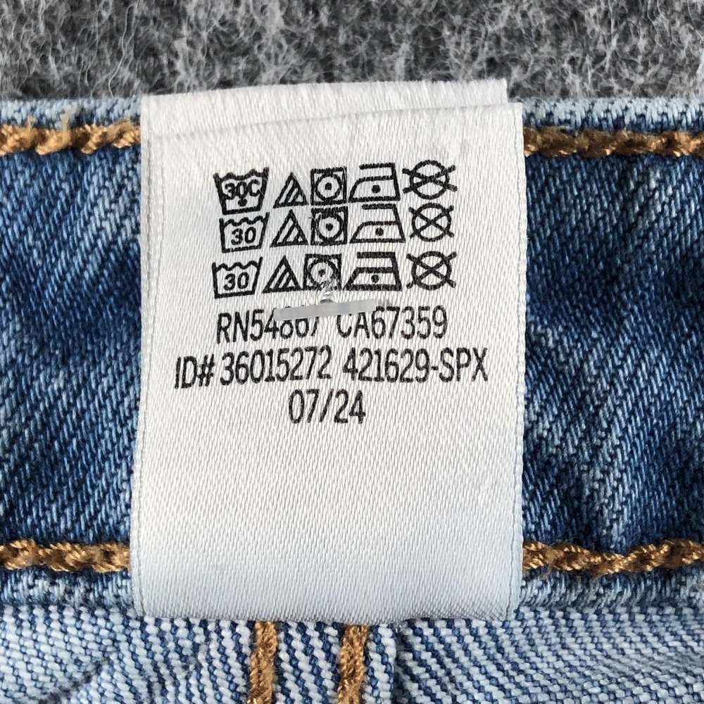 PINK Victoria's Secret High Rise Wide Leg Jeans Womens 6 Denim - Picture 7 of 16